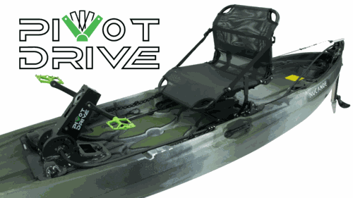 NuCanoe Pivot Drive pedal system